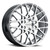 18x8  5x4.75 6BS Recoil Silver - Vision Wheel