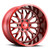 20x12 8x180 4.5BS Riot Red - Vision Wheel