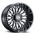 24x12 8x180 4.5BS Riot Black Machined - Vision Wheel