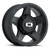 15x6 6x5.5 3.5BS Empire Black - Vision Wheel