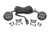 Black Series Round LED Light Pair 3.5" Amber DRL