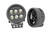 Black Series Round LED Light Pair 3.5" Amber DRL