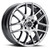 15x6.5 4x100 5.25BS Cross Chrome - Vision Wheel