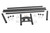 Flag Pole Holder Dual 2" Hitch w/ Flag Poles