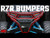 Tubular Bumper Front Black Series LED 6&quot; Light Slim Line Polaris RZR XP1000