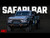 Safari Bar 12" LED Light Bar Black Single Row OE Modular Steel Ford Bronco 4WD (