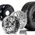 Dually Tire & Wheel Package | 33x12.50r22F Kenda Klever Rt/Cali Invader Chrome