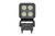 LED Light Pair 2" Square Flood Swivel Mount