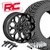 20x10 Series 96 Gloss Black / 35X12.50R20E  Overlander MT Package - Rough Country