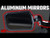 UTV Aluminum Side View Mirrors Horizontal