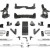 20-23 Chevy/GMC 2500HD 4WD 4" Lift Kit w/Performance Shocks - Fabtech