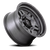 18x9 5x127 4.53BS Matte Gunmetal D801 Oxide