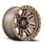 17x9 5x127 5.04BS Full Matte Bronze D811 Syndicate