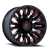 20x9 8x180 5.04BS Gls Blk Milled W/Candy Red D823 Flame