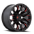 20x9 6x135 5.04BS Gls Blk Milled W/Candy Red D823 Flame