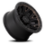 17x9 6x135 5.04BS Matte Blk W/ Dark Tint D824 Traction