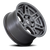 17x9 5x127 3.5BS Matte Gunmetal D838 Slayer