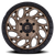 18x9 5x127 4.53BS Bronze W/Blk Ring D841 Runner Or