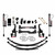 2006-2008 Dodge 1500 4WD 6in Suspension Lift System w/ ADX 2.0 Remote Reservoir Shocks 