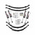 1975-1993 Dodge W100, W150, W200, W250 4WD 4in Suspension Lift System w/ ADX 2.0 Remote Reservoir Shocks