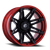 FC401 Brawl 20x10 8x170 -18mm Black/Red