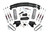 80-96 Ford Bronco Rear Springs Quad Front Shocks 4in Lift Kit 