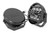 Black Series Halo LED Light Pair White/Amber DRL 6.5 Inch Round 
