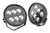 Black Series Halo LED Light Pair White/Amber DRL 6.5 Inch Round 