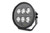 Black Series Halo LED Light Pair White/Amber DRL 6.5 Inch Round 