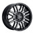 16x8 5x5.0 4.5BS Nexus Black Machined - Vision Wheel