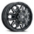 17x7.5 6x130 6BS Korupt Black Milled - Vision Wheel