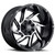 20x12 8x170 4.5BS Prowler Black Machined - Vision Wheel