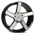 20x9 5x115 5.57BS Switchback Black Machined - Vision Wheel