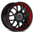 17x8 5x108 6BS Alpine Black - Vision Wheel
