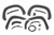 19-24 Chevy 1500 G7C Red Hot SF1 Fender Flares - Rough Country 