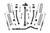24 Jeep JL FR D/S Adj LCA 3.5in Lift Kit 