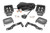 24 Toyota Tacoma LED Light Kit Ditch Mount 2" Black Pair Amber DRL 