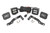 24 Toyota Tacoma LED Light Kit Ditch Mount 2in  Black Pair Spot 