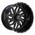 22X8.25 8x210 9.63BS 544BM GLOSS BLACK W/ MILLED ACC TIS