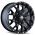 8015 Warrior 17x9 8x6.5 -12mm Matte Black