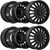 20x8.25 D867 Arc 8-Lug Black Dually Wheel Kit