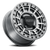 Aluminum Wheels 15x10 MR415 Beadlock UTV Bolt Pattern 4 On 156 Offset 25 Lip Size 2.09 Graphite GY Gloss Graphite Ring Method