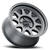 Aluminum Wheels 17x8 MR316 Bolt Pattern 5 On 127 Offset 25 Lip Size 1.5 Matte Black MB Method