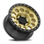 Aluminum Wheels 20x9 MR315 Bolt Pattern 6 On 139.7 Offset 18 Lip Size 2.13 Gold GD Black Street Loc Method