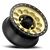Aluminum Wheels 20x10 MR315 Bolt Pattern 8 On 165.1 Offset -18 Lip Size 3.27 Gold GD Black Street Loc Method