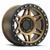 Aluminum Wheels 17x9 MR312 Bolt Pattern 6 On 139.7 Offset -12 Lip Size 0.91 Method Bronze BRZ Matte Black Lip Method