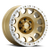 Aluminum Wheels 17x9 Beadlock MR105 Bolt Pattern 6 On 139.7 Offset -38 Lip Size 1.77 Gold GD Method