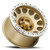 Aluminum Wheels 17x9 Beadlock MR105 Bolt Pattern 6 On 139.7 Offset -38 Lip Size 1.77 Gold GD Method