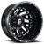Dually Tire & Wheel Package | 35X12.50R20F FORCELAND RT/FUEL TRITON BLACK & MILLED