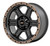 Rough Country 79 Series Wheel | One-Piece | Semi Gloss Black w/Bronze Ring | 18x9 | 6x5.5 | -12mm - 79181212A